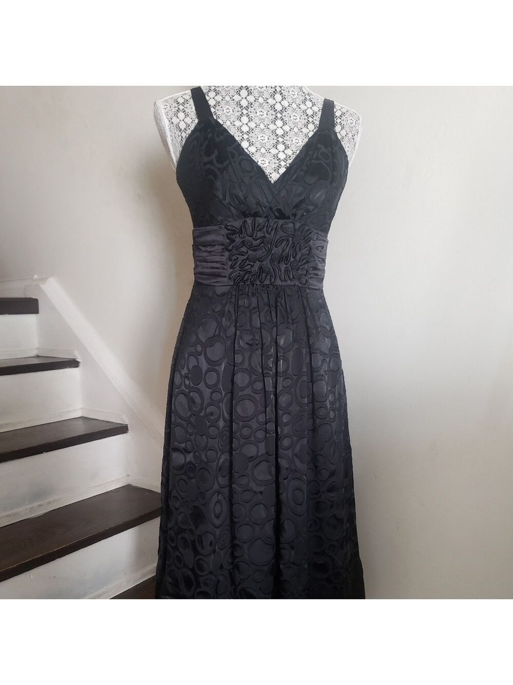 HP Sandra Angelozzi Silk Blend Cocktail Dress.
